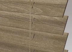 Fabric Campfire Ash for Alta Faux Wood blinds and window coverings