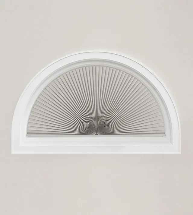 Fabric Circles and Arches for Alta Cellular/Honeycomb Shades blinds and window coverings