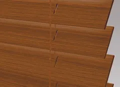 Fabric Early American for Alta Faux Wood blinds and window coverings
