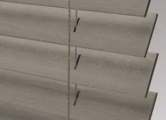Fabric Sterling Gray for Alta Faux Wood blinds and window coverings