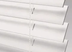 Fabric Textured Pure White for Alta Faux Wood blinds and window coverings