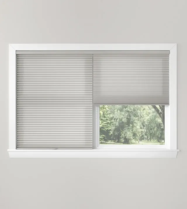 Fabric Two on one Headrail for Alta Cellular/Honeycomb Shades blinds and window coverings