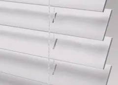 Fabric Ultra White for Alta Faux Wood blinds and window coverings